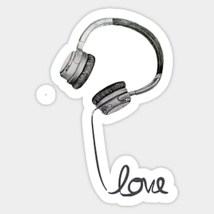 Headphones ON Sticker